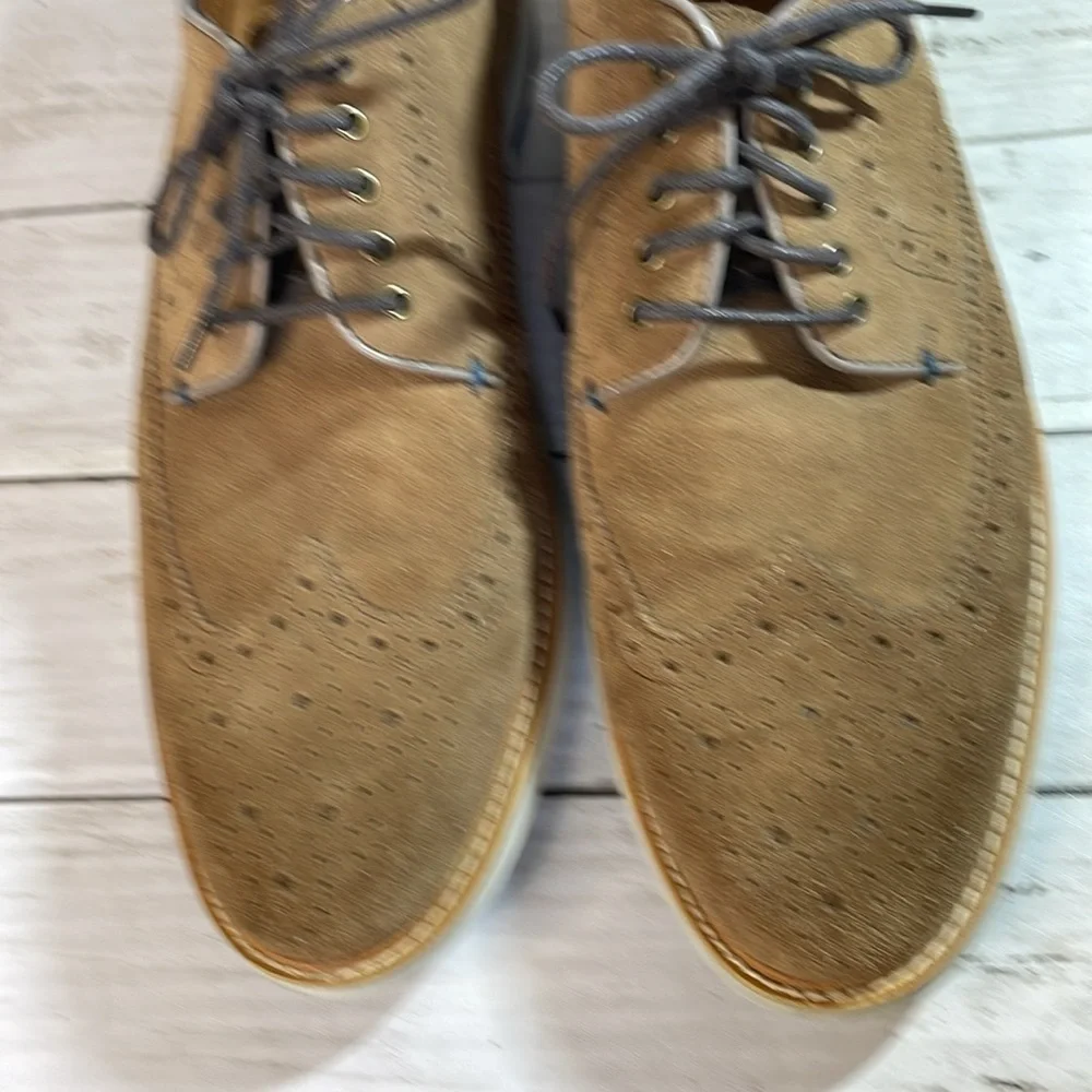 Blake Mckay Brown Carson Suede Wingtip Oxford